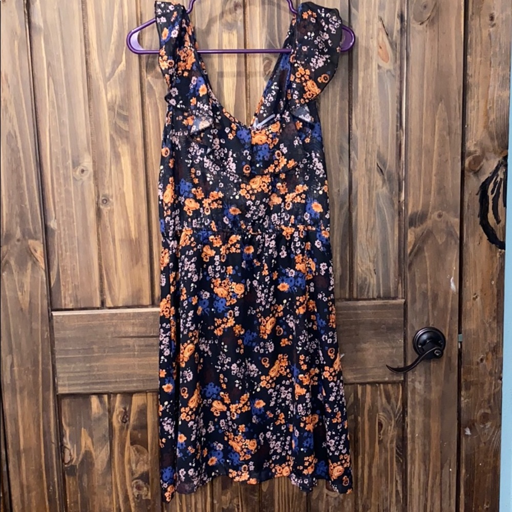 Blue floral Vanity dress size medium